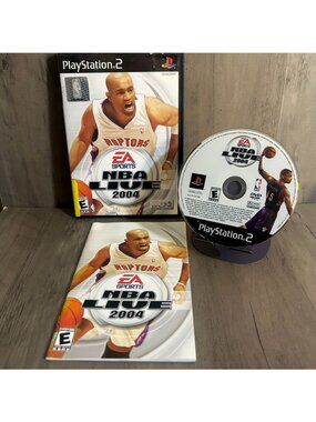 NBA Live 2004 Sony PlayStation 2 PS2 Game Complete In Box CIB EA